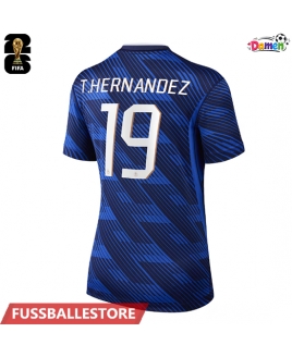 Günstige Frankreich Theo Hernandez #19 Heimtrikot Damen WM 2026 Kurzarm